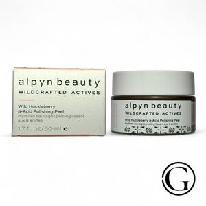 Alpyn Beauty Wildcrafted Actives Wild Huckleberry 8-Acid Polishing Peel 1.7 NIB
